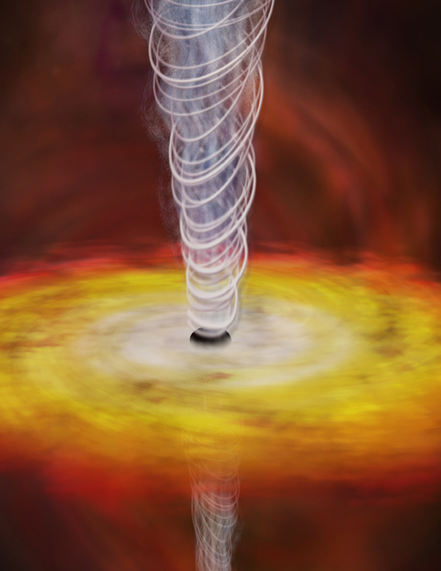 Rare Flickering Black Hole Jet Challenges Theories